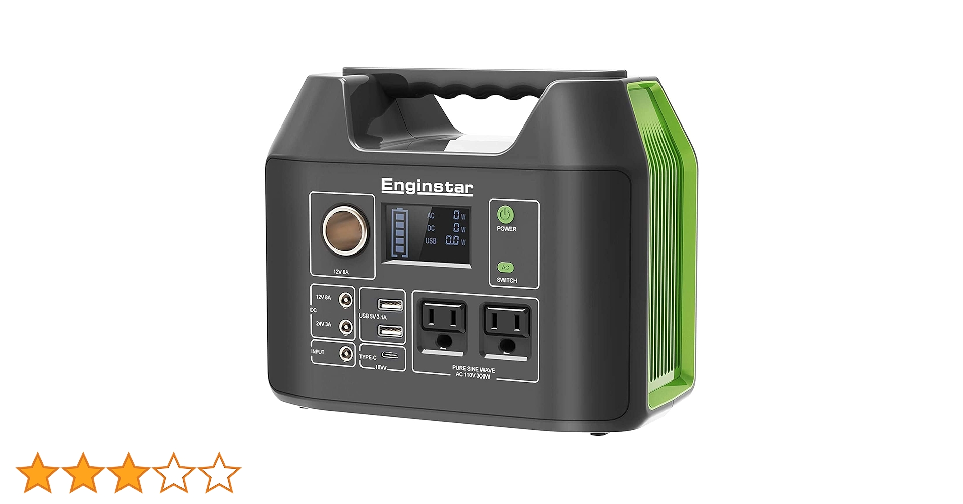 ポータブル電源　大容量R300 Amazon | Enginstar ポータブル電源 R300 大容量 110000mAH/407Wh